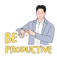 Illustration Working Sticker by Kreativv