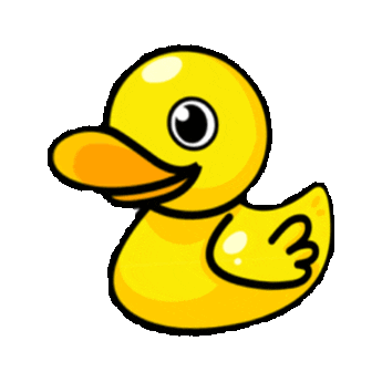 kids duck Sticker