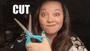 victorypointssocial cut stop it scissors shake head GIF