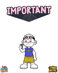 News Warning Sticker by Zhot Music