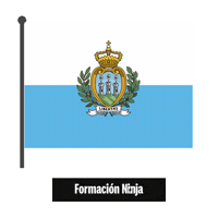 San Marino Flag Sticker by Formación Ninja