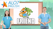 friend alo7 english GIF by ALO7.com