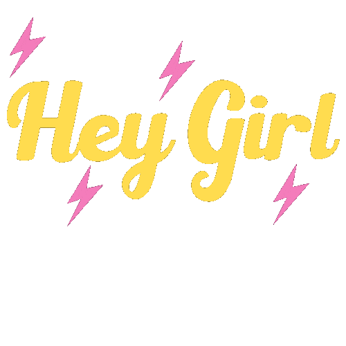 Girl Hello Sticker