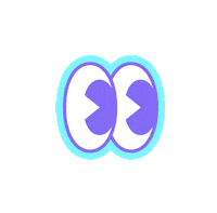 sdbiotech1 wow 1 eye hip Sticker