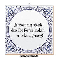 Nl Leren Sticker by Tegelspreuken.nl