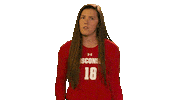 Wisconsin Volleyball What Sticker by Wisconsin Badgers