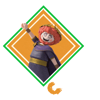 Excited Maximus Sticker by Studiocanal UK