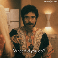 Suspicious What Did You Do GIF by STARZ