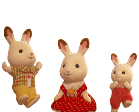 Happy Family Sticker by Sylvanian Families España