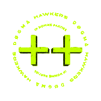 Party H Sticker by Hawkersco