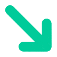 Rainbow Arrow Sticker by fabkids