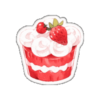 Cup Cake Cafe Sticker