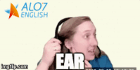 ear total physical response GIF by ALO7.com