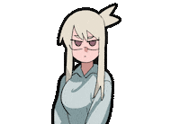 Anime Girl Ok Sticker