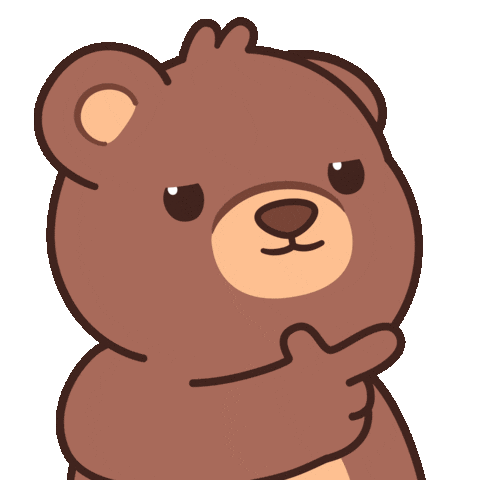 Teddy Bear Bro Sticker by BEARISH