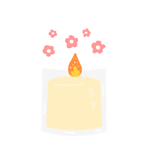 junejune666 candle scented candle moomoocandle Sticker
