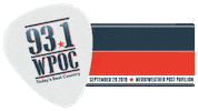 WPOC 931 sitc wpoc sunday in the country Sticker