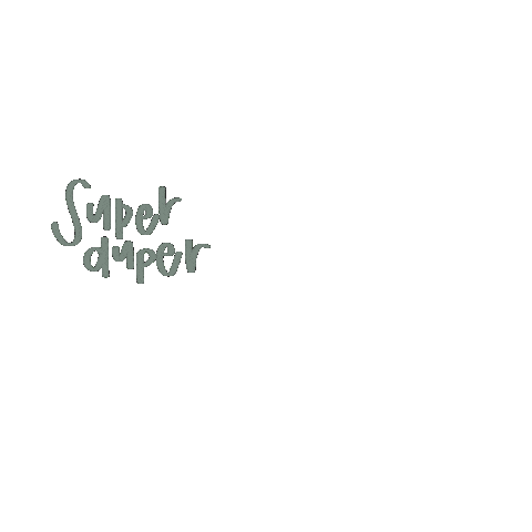 BlooberryBoutique colorful super mint super duper Sticker