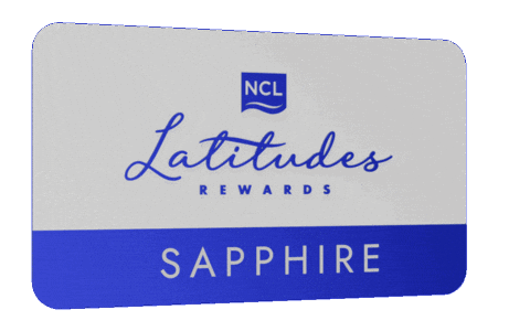 Bronze Sapphire Sticker by Norwegian Cruise Line