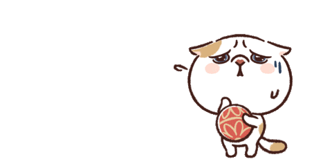 猫 悩む Sticker