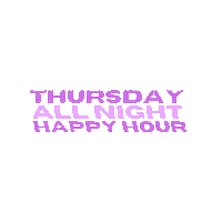 Thursday Thirstythursday Sticker by Bobcat Bonnie's
