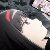 Scrolling Magical Girl GIF