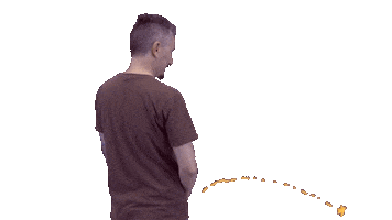 gator987fm jason peeing calvin and hobbes urine Sticker