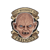 DEBUFFEL lotr bvb precious gollum Sticker