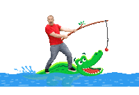 Alligator Crocodile Sticker by Steve and Maggie