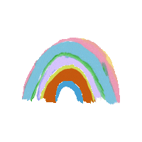 Rainbow Colour Sticker by Eleanor Bowmer