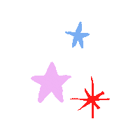 Stars Sparkle Sticker by Eleanor Bowmer