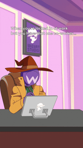 Talking Co Worker GIF