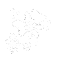 sarahwritesinink cat new white flower Sticker
