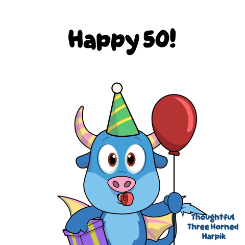 Turning 50 Happy Birthday GIF by VeeFriends