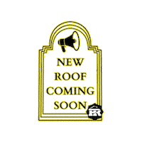 Coming Soon Roof Sticker by Peaked Roofing