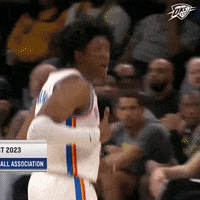 Basketball Celebrate GIF by OKC Thunder