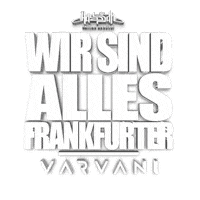 Frankfurt Sticker by Varvani gmbh