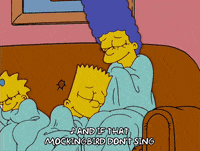 homer simpson sleeping GIF