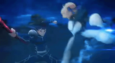 NinjaComix fate saber lancer unlimited blade works GIF