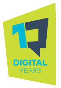 10Digitalyears Sticker by Homepage.rs