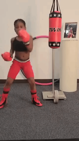 6-Year-Old Dresses Up as Laila Ali for Black History Month