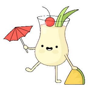 Summer Cocktail Sticker