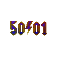 50to01 trippy bike spin fast Sticker