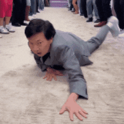 Ken Jeong Crawl GIF by Respective