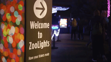 oregon zoo zoolights GIF