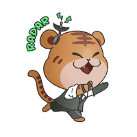 Tiger Singapore Sticker