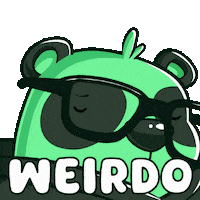 Awkward What Are You Doing Sticker by SuperVerse
