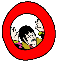 Yellow Submarine Beatles Sticker by Stella McCartney