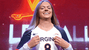 Volleyball Uva GIF by Virginia Athletics