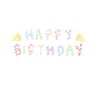 Happy Birthday Party Sticker by minidesk